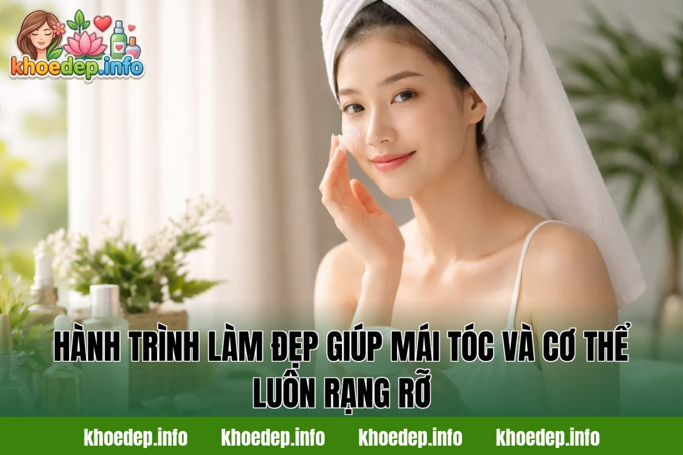 Hành trình làm đẹp giúp mái tóc và cơ thể luôn rạng rỡ