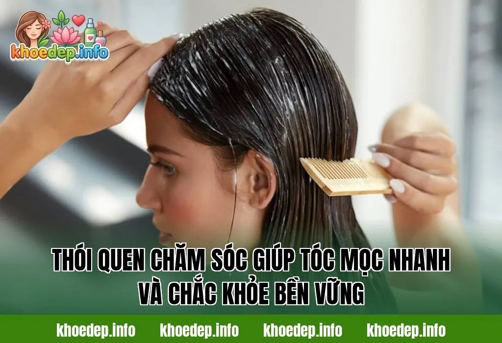 Thói quen chăm sóc giúp tóc mọc nhanh và chắc khỏe bền vững
