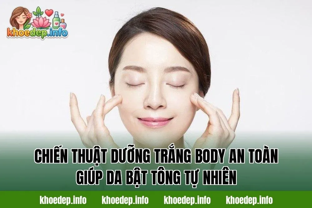 Chiến thuật dưỡng trắng body an toàn giúp da bật tông tự nhiên