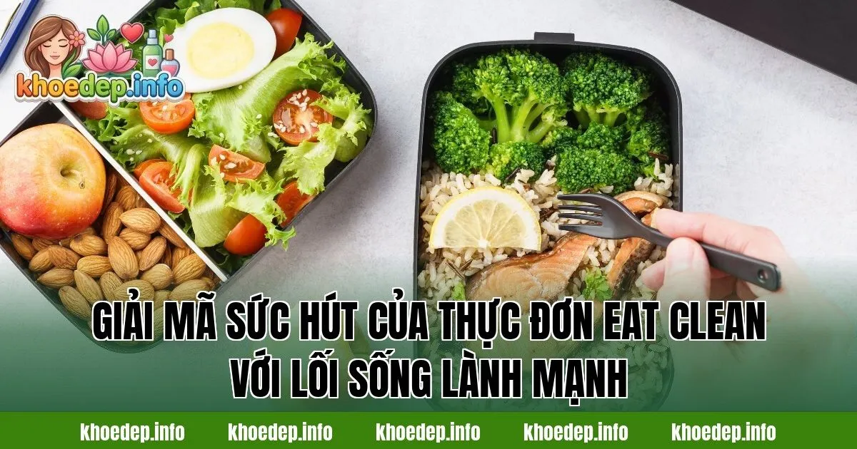 Giải mã sức hút của thực đơn eat clean với lối sống lành mạnh