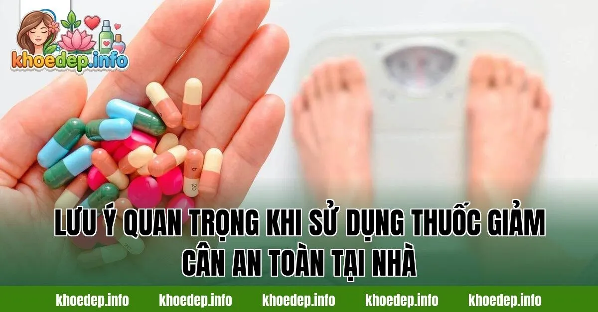Lưu ý quan trọng khi sử dụng thuốc giảm cân an toàn tại nhà