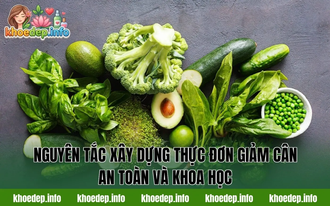 Nguyên tắc xây dựng thực đơn giảm cân an toàn và khoa học