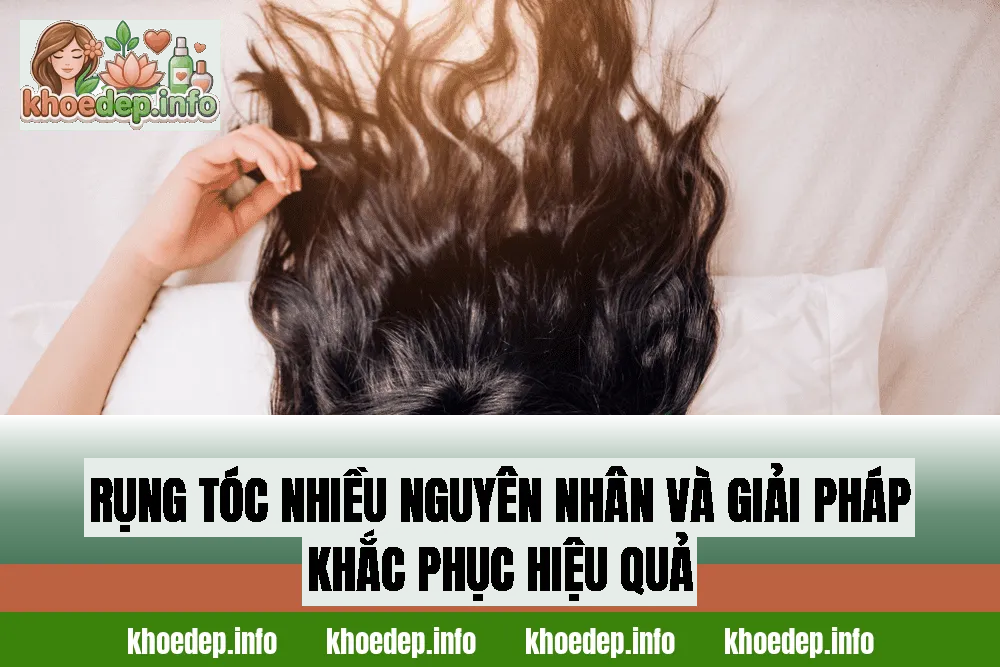 rụng tóc nhiều nguyên nhân và giải pháp khắc phục hiệu quả