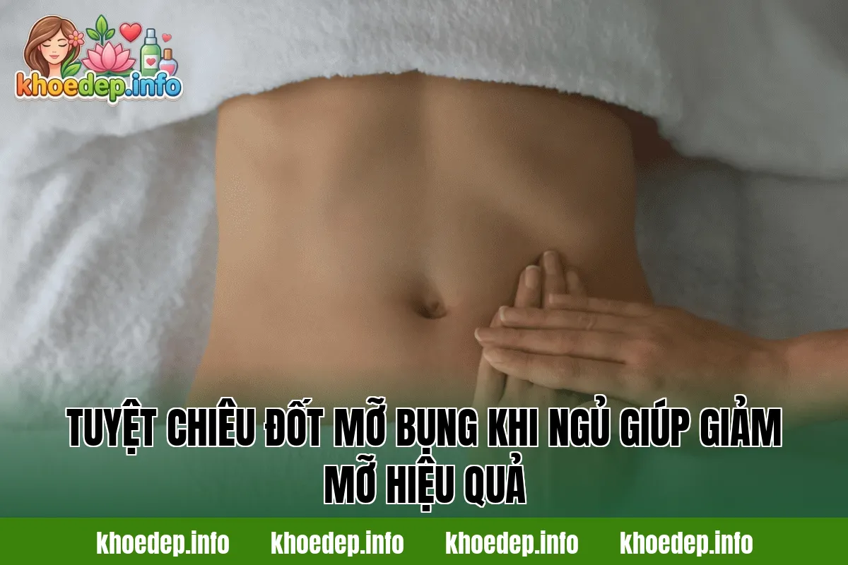 Tuyệt chiêu đốt mỡ bụng khi ngủ giúp giảm mỡ hiệu quả