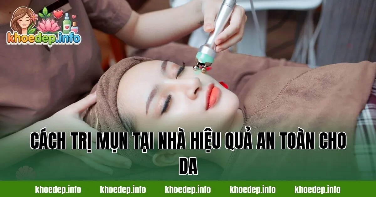 Cách trị mụn tại nhà hiệu quả an toàn cho da