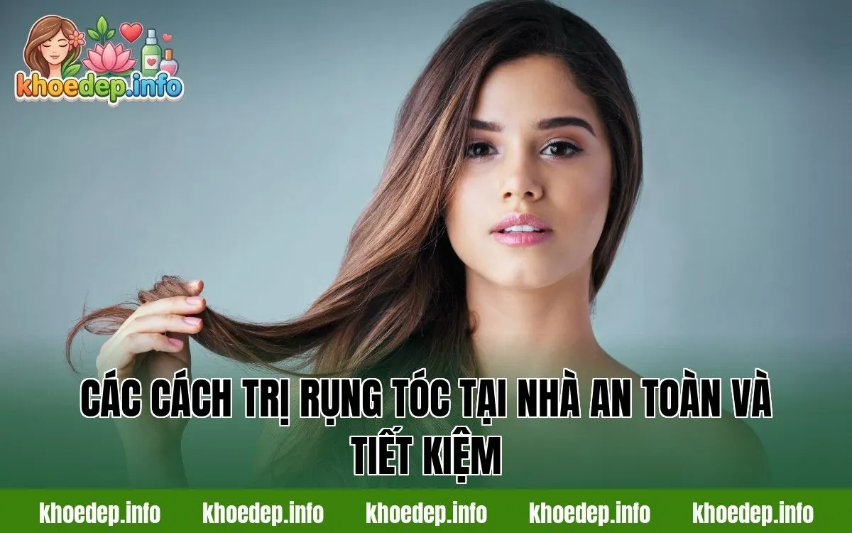 Các cách trị rụng tóc tại nhà an toàn và tiết kiệm