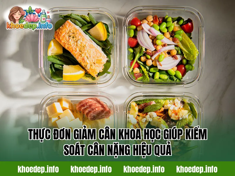 Thực đơn giảm cân khoa học giúp kiểm soát cân nặng hiệu quả