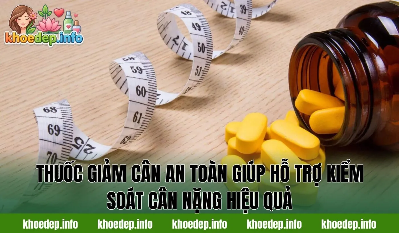 Thuốc giảm cân an toàn giúp hỗ trợ kiểm soát cân nặng hiệu quả