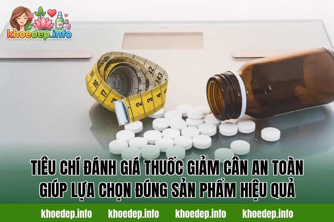 Tiêu chí đánh giá thuốc giảm cân an toàn giúp lựa chọn đúng sản phẩm hiệu quả